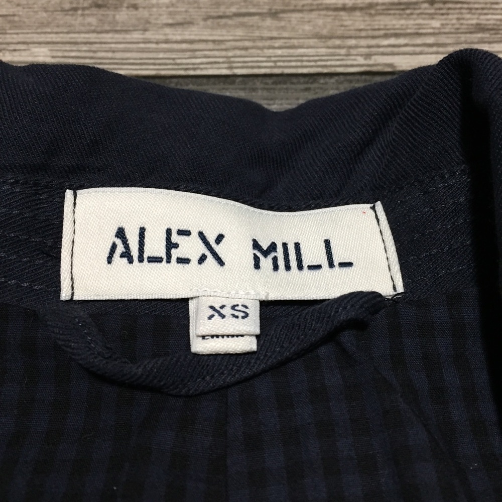 Alex Mill Women’s Blazer Jacket Coat Size XS Blue Linen Blend (READ DESC) - Picture 8 of 10